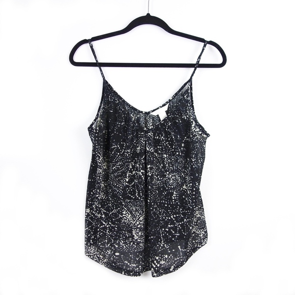 H&M Tops - H&M Conscious > Semi-Sheer Printed Tank Sz M